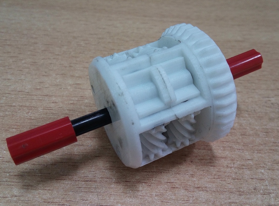 3d модель Дифференциал типа Torsen - LEGO для 3d принтера - скачать ...