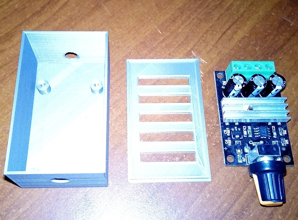 PWM DC 6-28V 3A Regülatör muhafazası (Plastik Aparattır!!!)