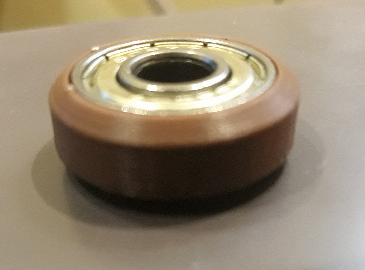 608ZZ rulmanlı V-SLOT tekerlek (Plastik Aparattır!!!)