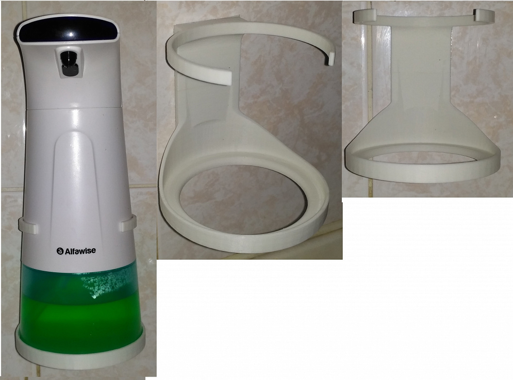 Duvara monte sabunluk tutucusu Alfawise AD - 1806 (Plastik Aparattır!!!)