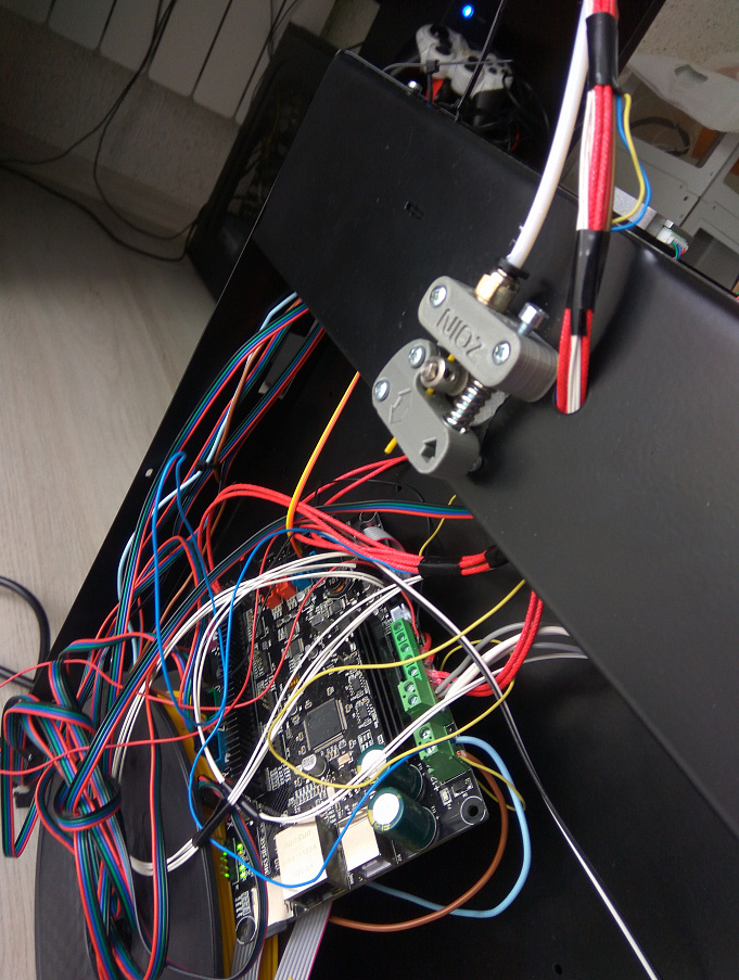 Двухэкструдерный 3д принтер Chimera Steel