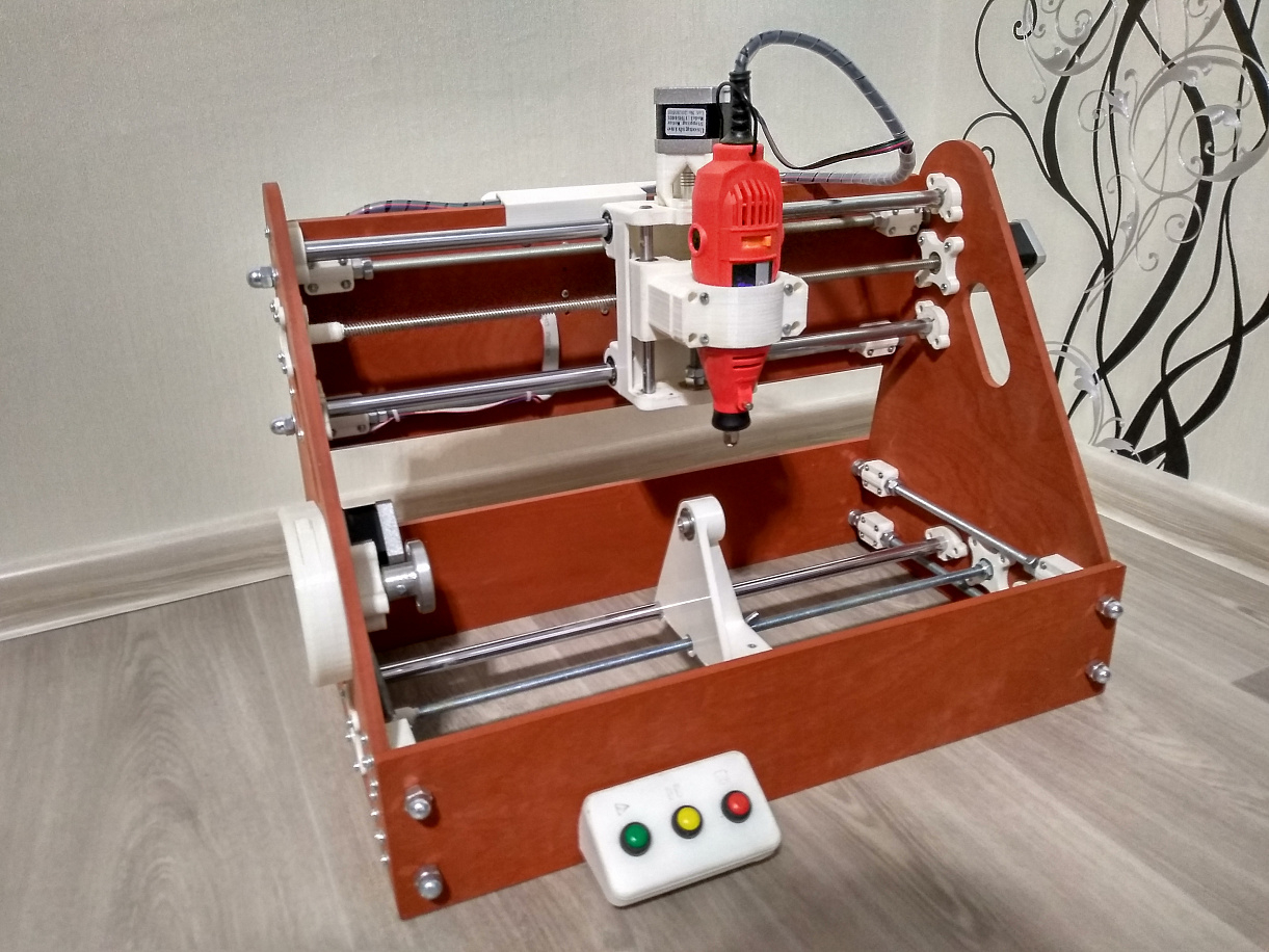 Настольный токарно-фрезерный станок ЧПУ