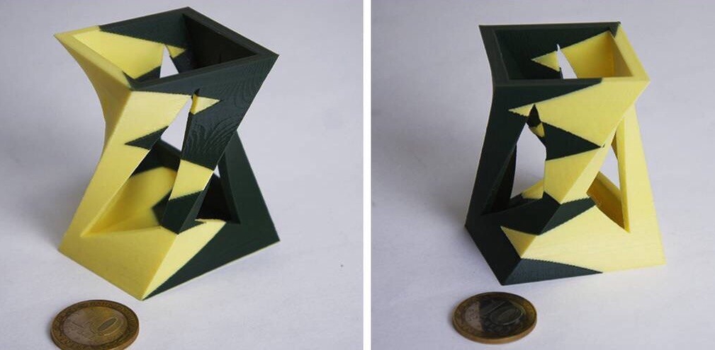 3D принтер с двумя соплами BiZon Prusa i3 Steel