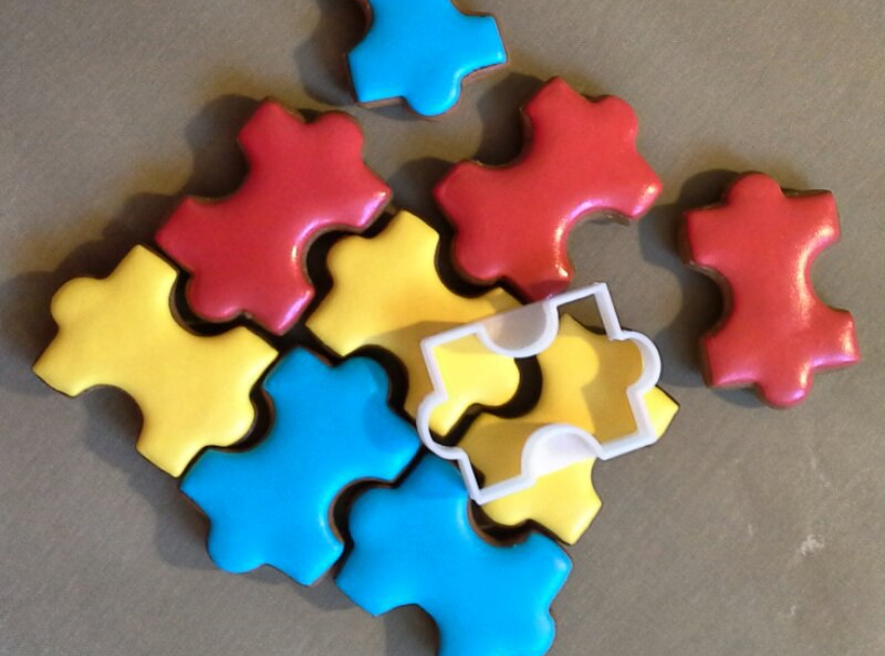 Yapboz kurabiye kalıbı -65 mm (2,3 cm3) (Plastik Aparattır!!!)