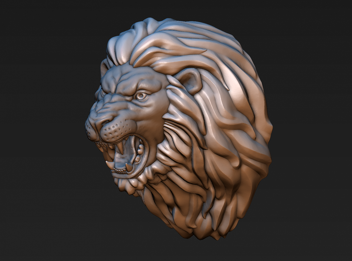 Каменная голова Льва