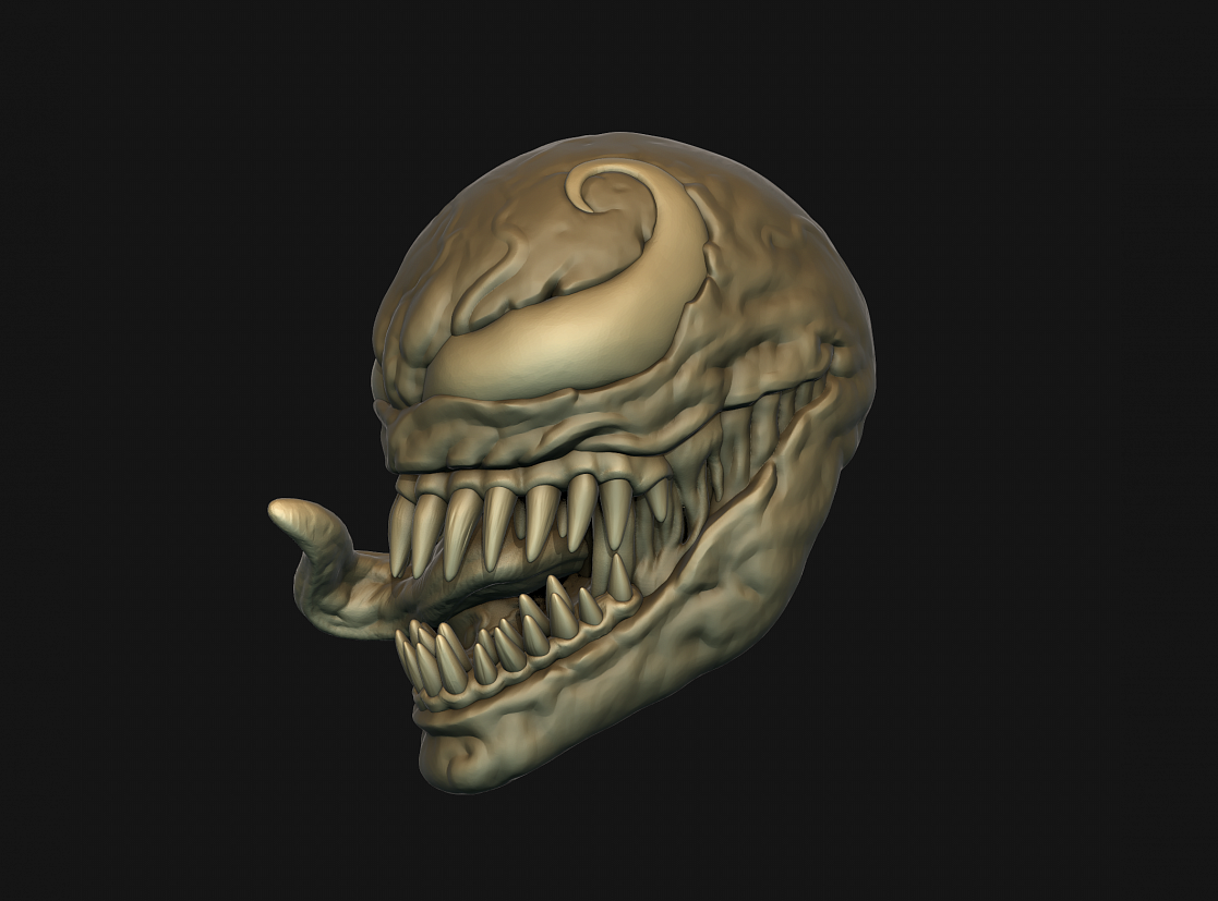 Продажа 3D-модели "Venom head (Веном голова)"