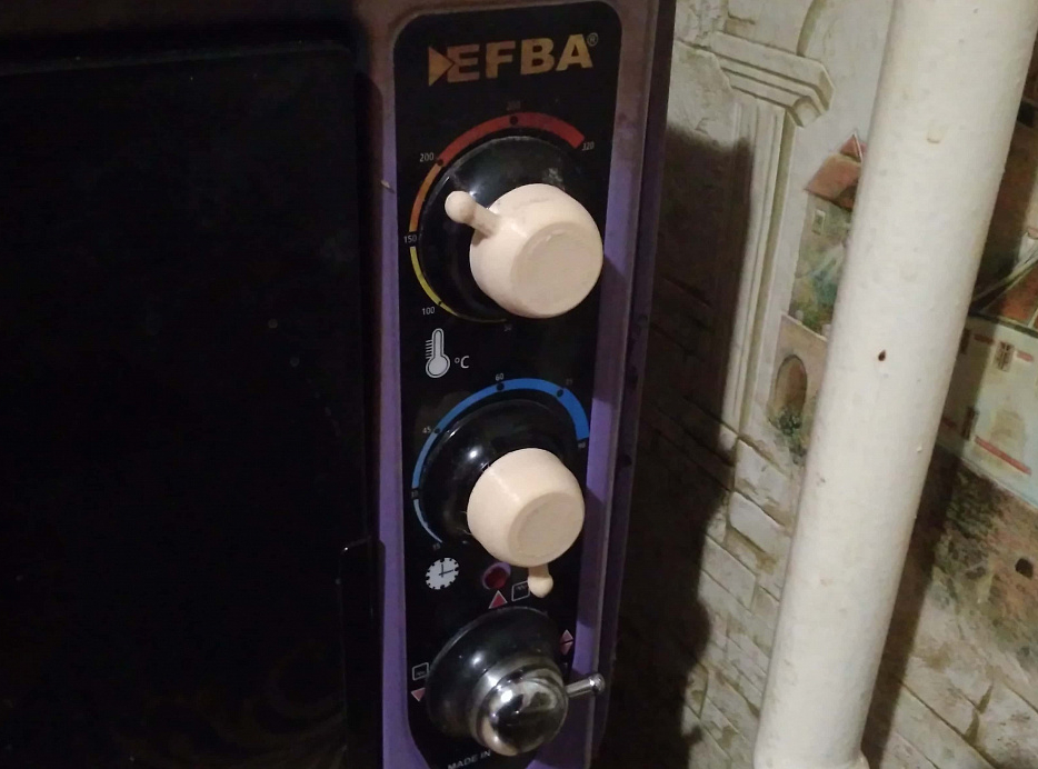 EFBA 1004 fırın için ayar düğmesi (Plastik Aparattır!!!)