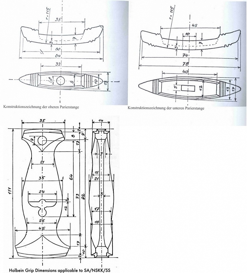 Моделирование рукоятки кинжала и гард к ней