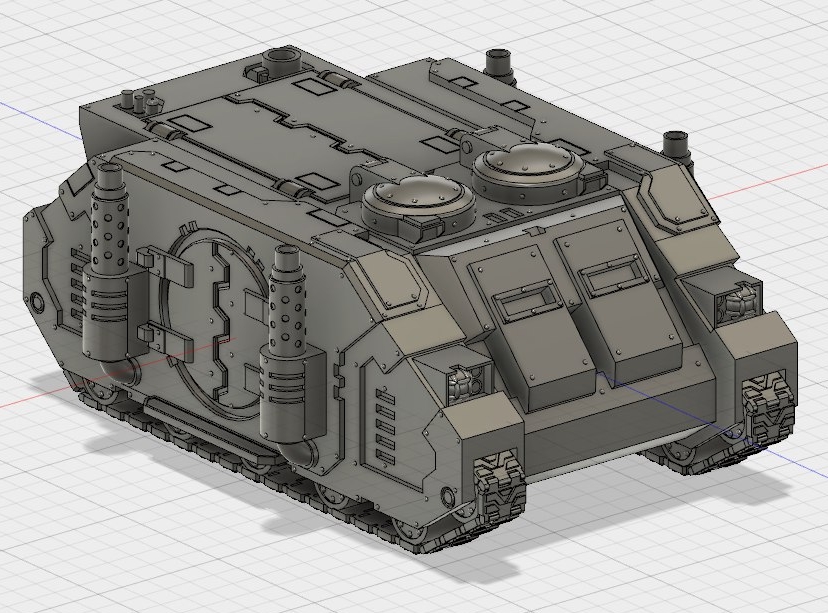 Транспорт Рино Деймос для настольной игры Warhammer 40000 Deimos pattern rhino
