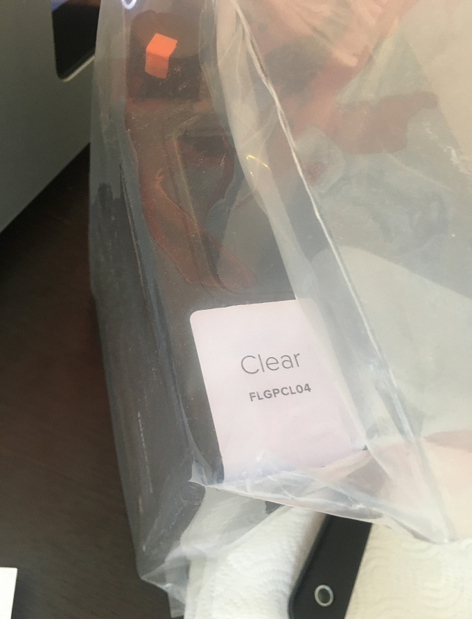 Поменяю картридж Formlabs Resin Clear (прозрачный) на Серый