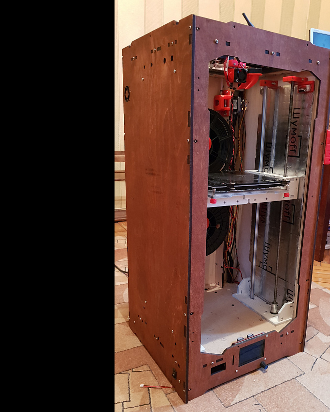 3d принтер 3-Bolt с областью печати 220х220х530