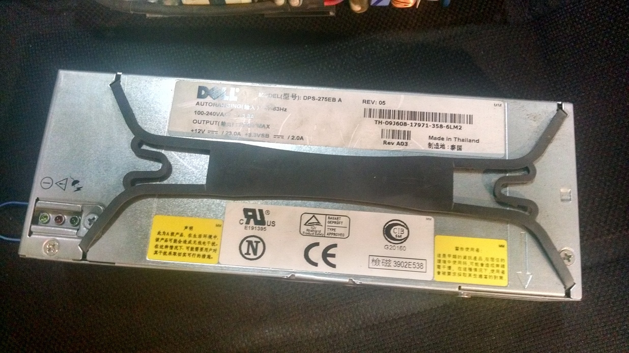 Блок питания Dell DPS-275EB-A 12V 275w