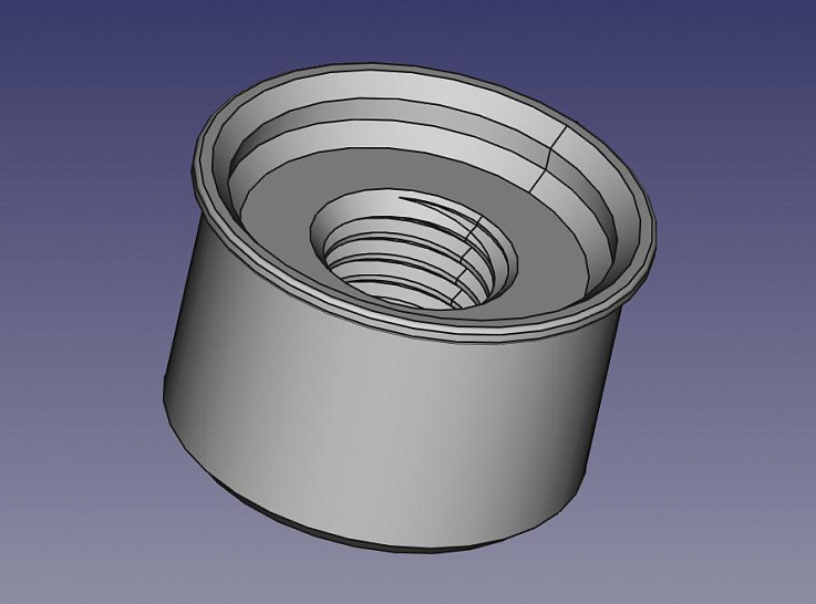 42 mm çaplı raf için Dremel-3000 adaptör (Plastik Aparattır!!!)