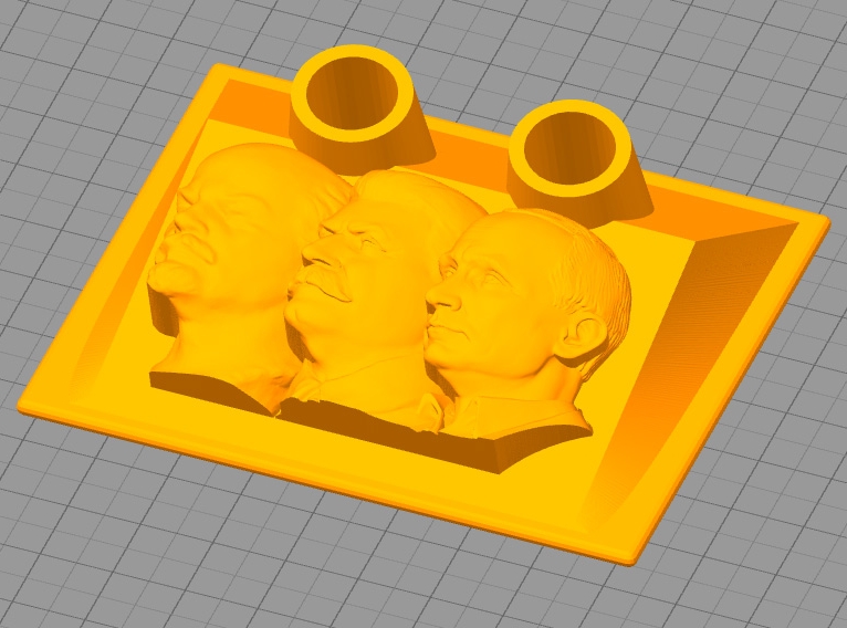 Kalem ve kurşun kalem standı Lenin-Stalin-Putin (Plastik Aparattır!!!)