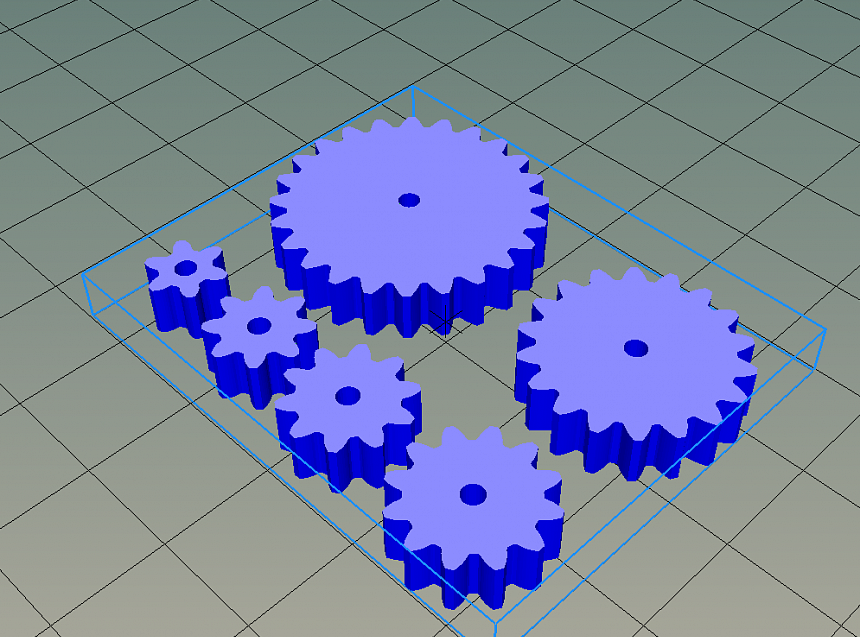 Проект шестерни для 3d принтера