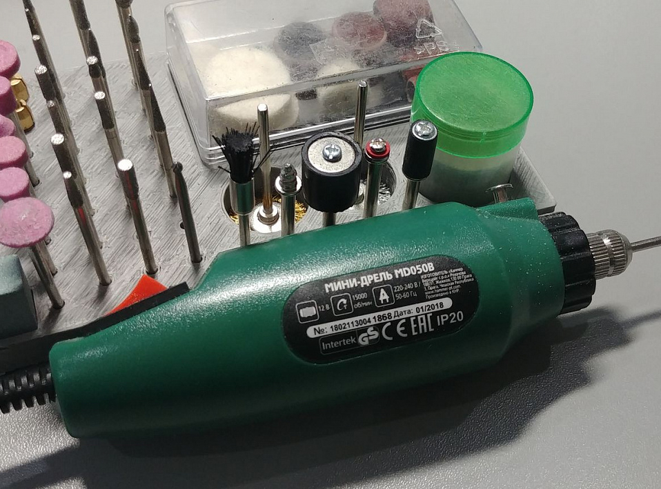 Bir dizi mini matkap (matkap) için stand (Plastik Aparattır!!!)