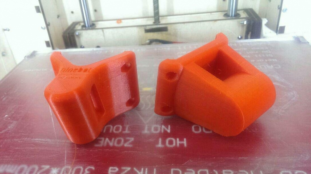 Печать крепления велофонаря-только Питер.