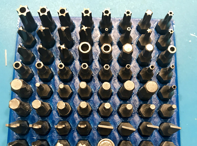 Bit saklama kutusu (80 parça alır) (Plastik Aparattır!!!)