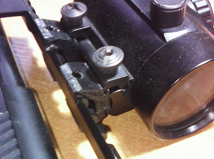 Weaver rafından kırlangıç ​​kuyruğuna adaptör. (Plastik Aparattır!!!)