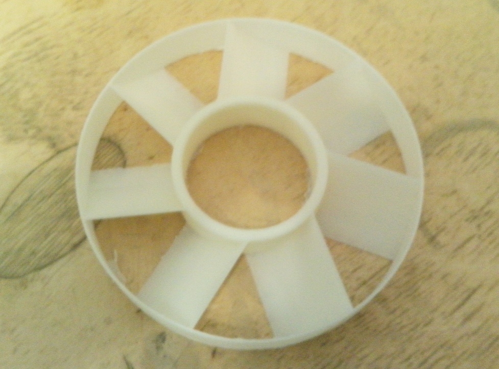 120mm soğutucu için pervaneyi onarın (Plastik Aparattır!!!)