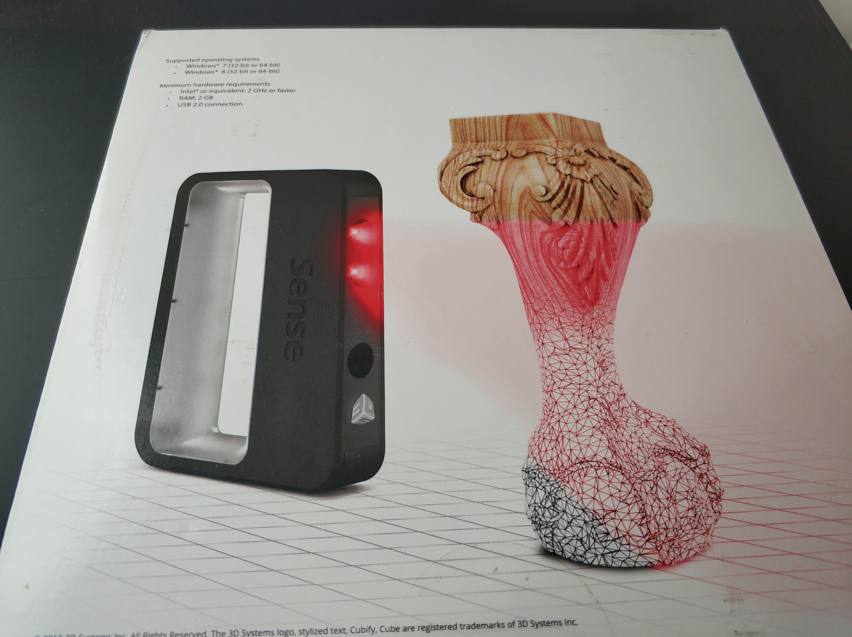 Продам 3д сканер Sense (3d systems)