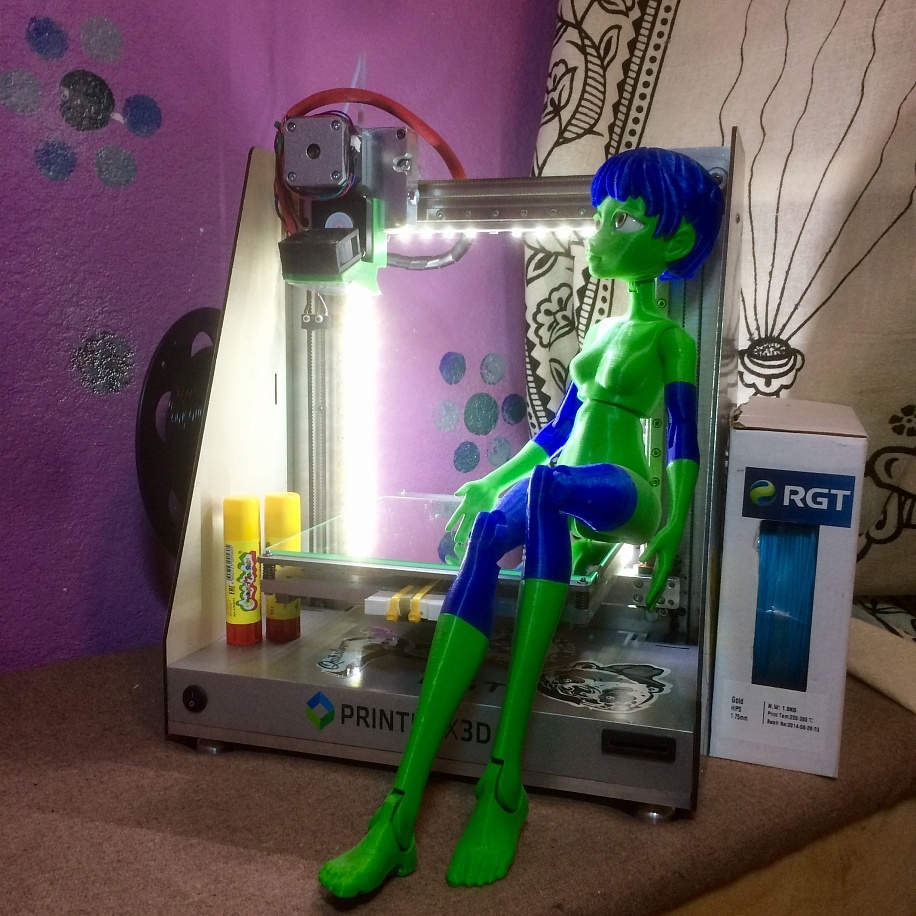 Самый известный в рунете 3d принтер Printbox3d ONE