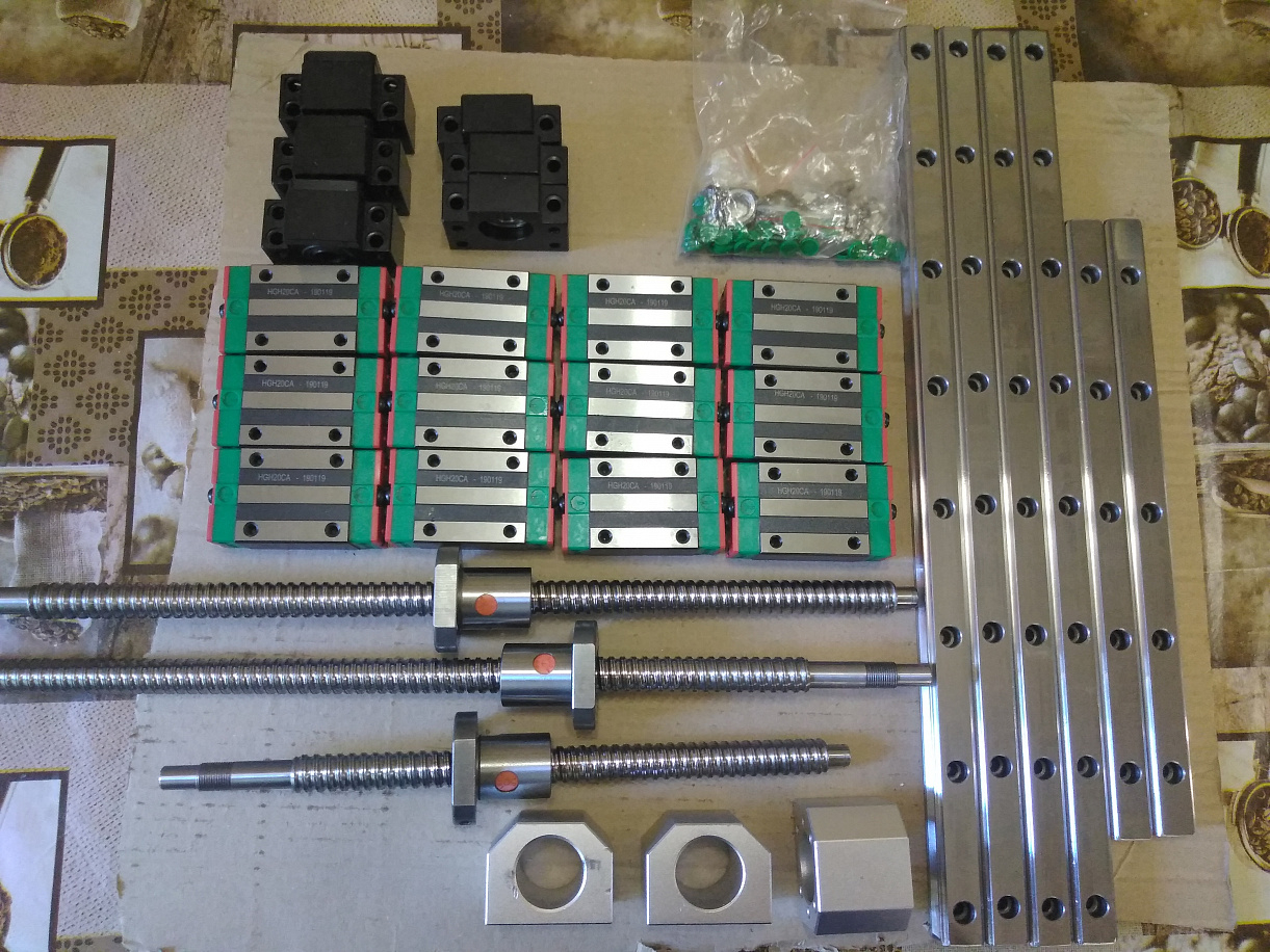 Комплект направляющих и швп