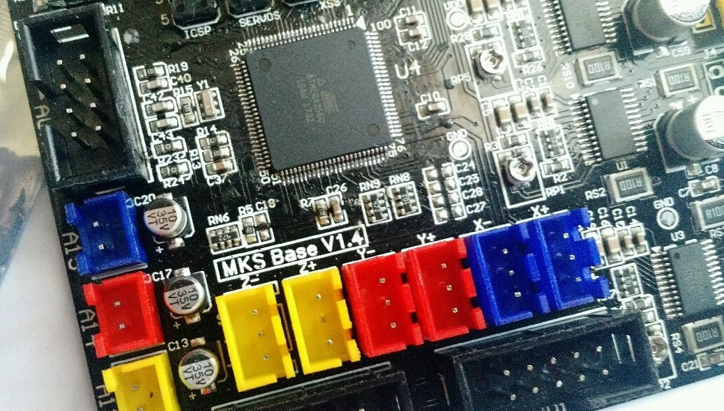 Плата управления MKS base v1.4 для 3д принтера Плата управления MKS base v1.4 для 3д принтера