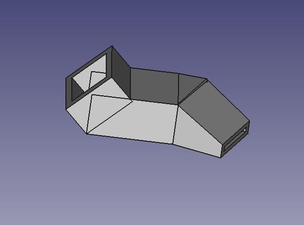 Prusa i3 flsun3d için turbo fan ek parçası (nozul) (Plastik Aparattır!!!)