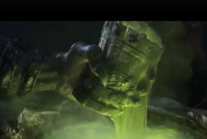 Смоделировать питьевой рог из WoW