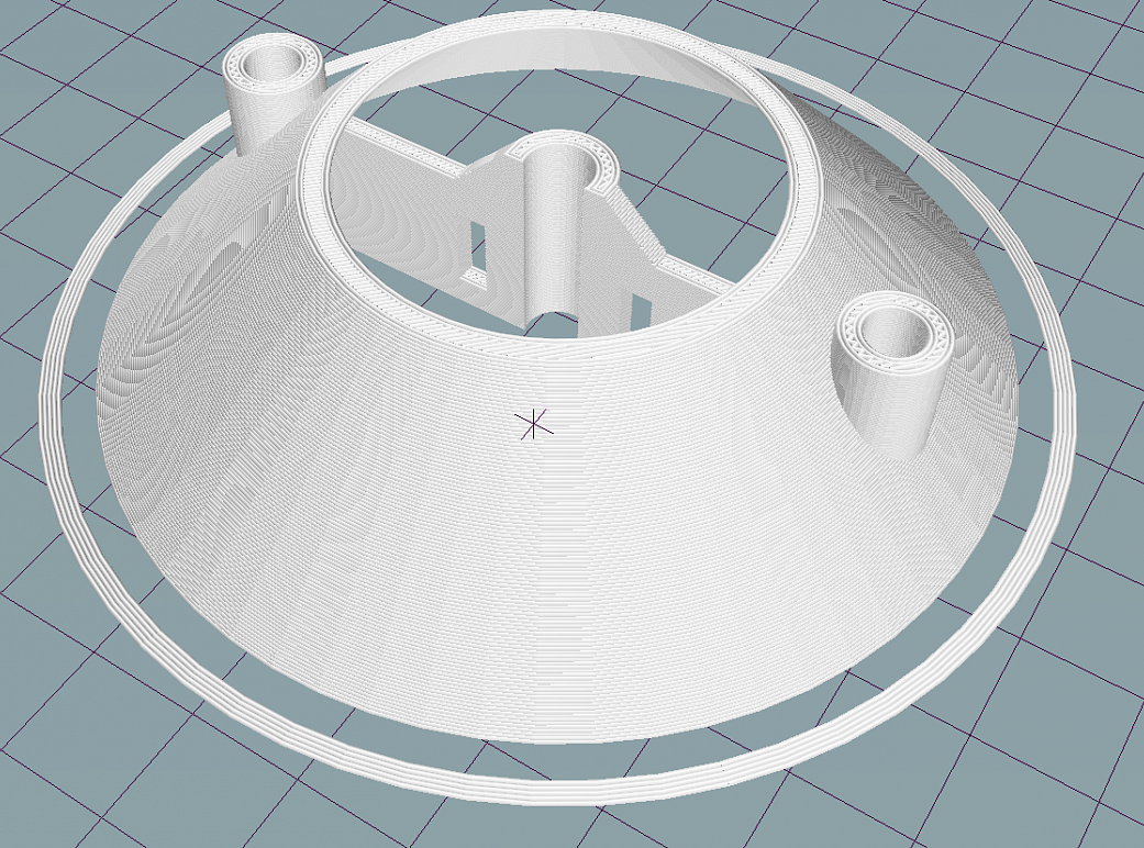 Stevenson ekranı, dış sıcaklık sensörü koruması. (Plastik Aparattır!!!)