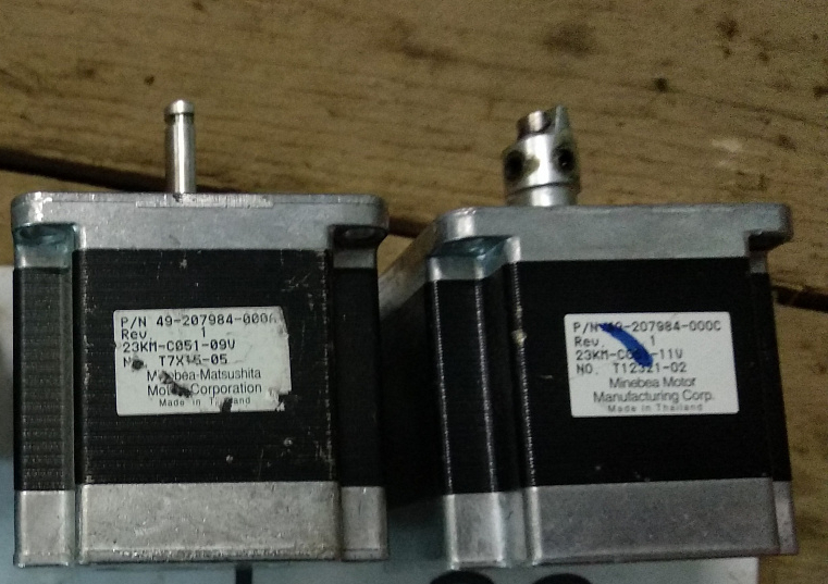 Шаговые двигатели nema 23 б/у