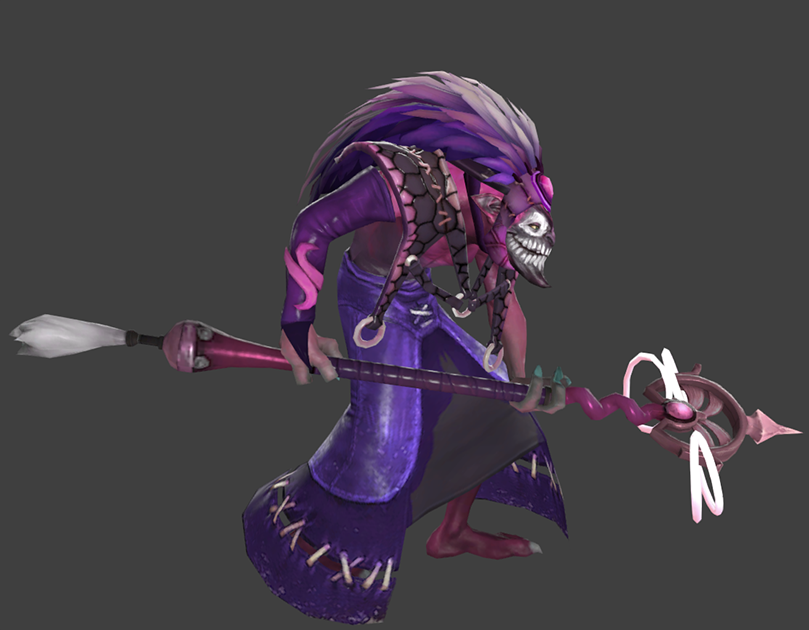 3D-модель персонажа игры