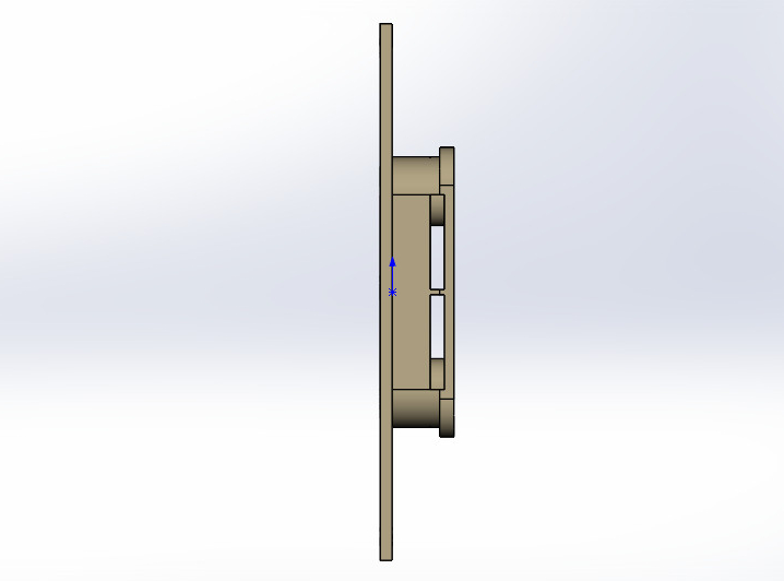 50mm fan için Ender-3 kontrol kartı kapağı. (Plastik Aparattır!!!)