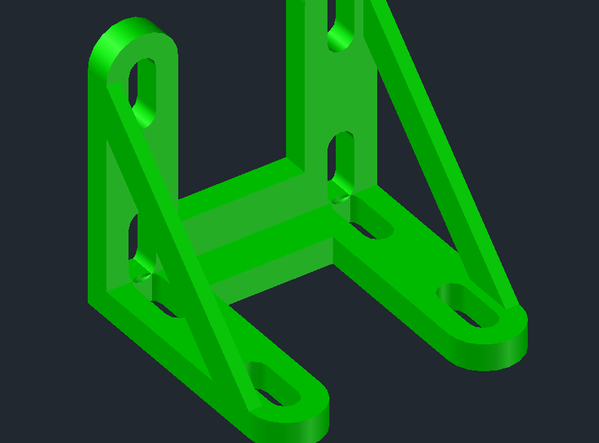 Fırçasız bir motoru 90 derecelik bir açıyla monte etmek için braket (Plastik Aparattır!!!)