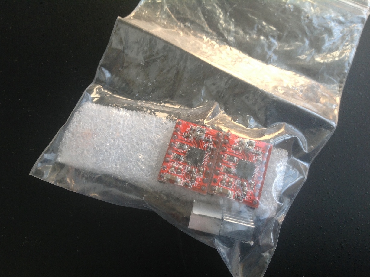 Ramps 1.4 + a4988(красные)х4шт