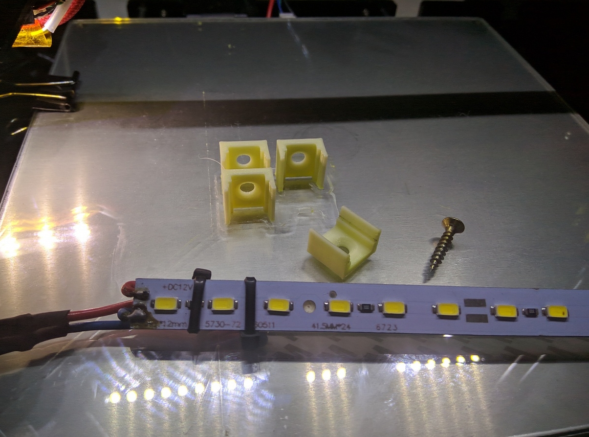 LED şerit sabitleme (Plastik Aparattır!!!)