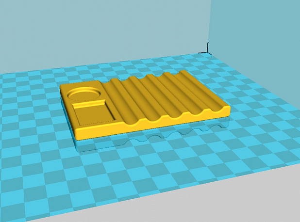 Paletli GND fırçaları için stand. Uzunluk: 10 cm x Genişlik: 7 cm. (Plastik Aparattır!!!)