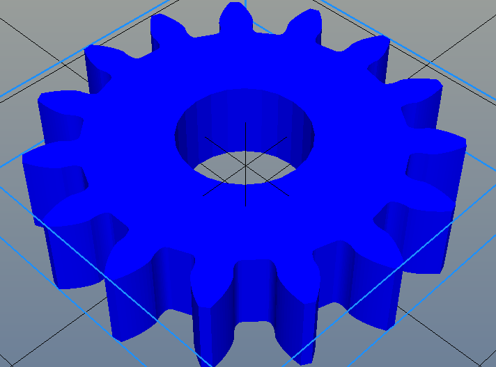Проект шестерни для 3d принтера
