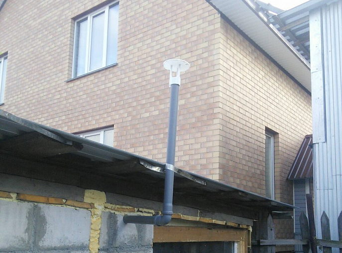 Kanalizasyondan gelen havalandırma borusu için kapak, çap 50 mm (STL + SolidWorks) (deflektör) (Plastik Aparattır!!!)