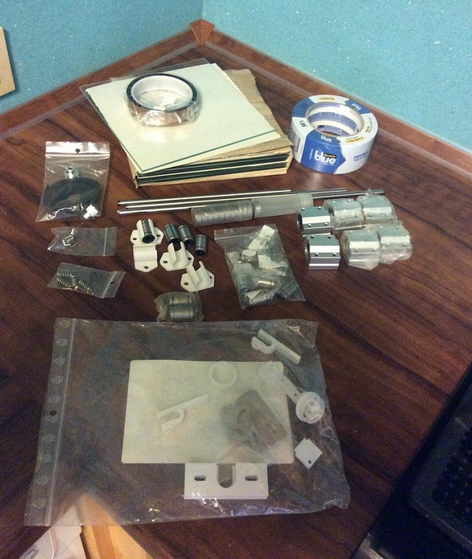 Полусобранный 3D принтер Prusa i3 с допами