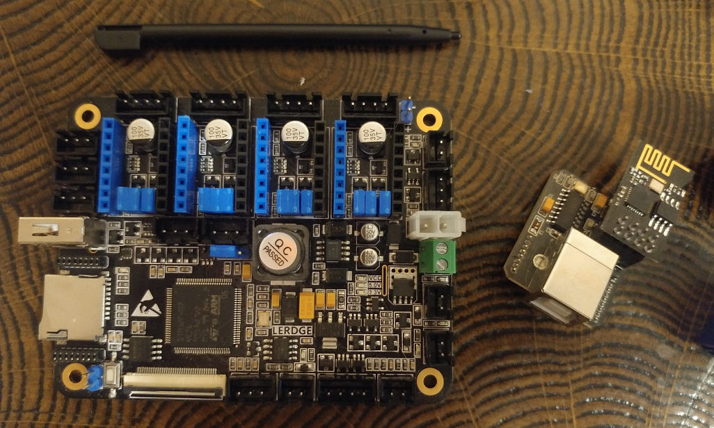 Комплект Lerdge-X + 4xLV8729 + WiFi + extUSB + 3.5 TFT тач экран