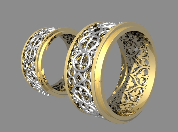 Парные обручальные кольца