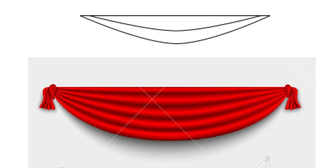 Нарисовать 3D модель ламбрекена