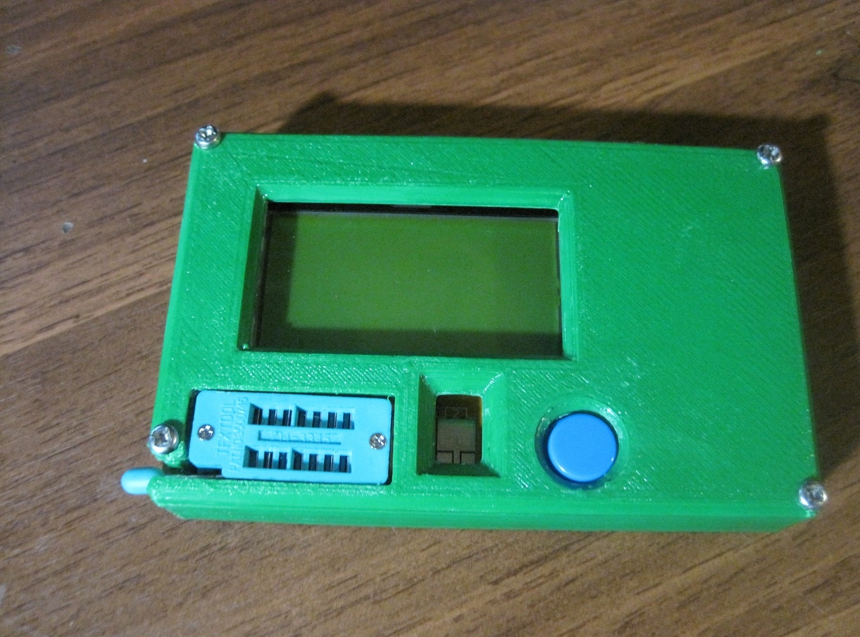 Çin ESR transistör test cihazı için muhafaza (Plastik Aparattır!!!)