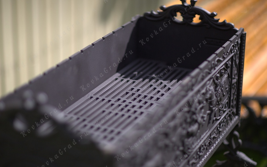 Необходимо смоделировать мангал разборный для литья из чугуна