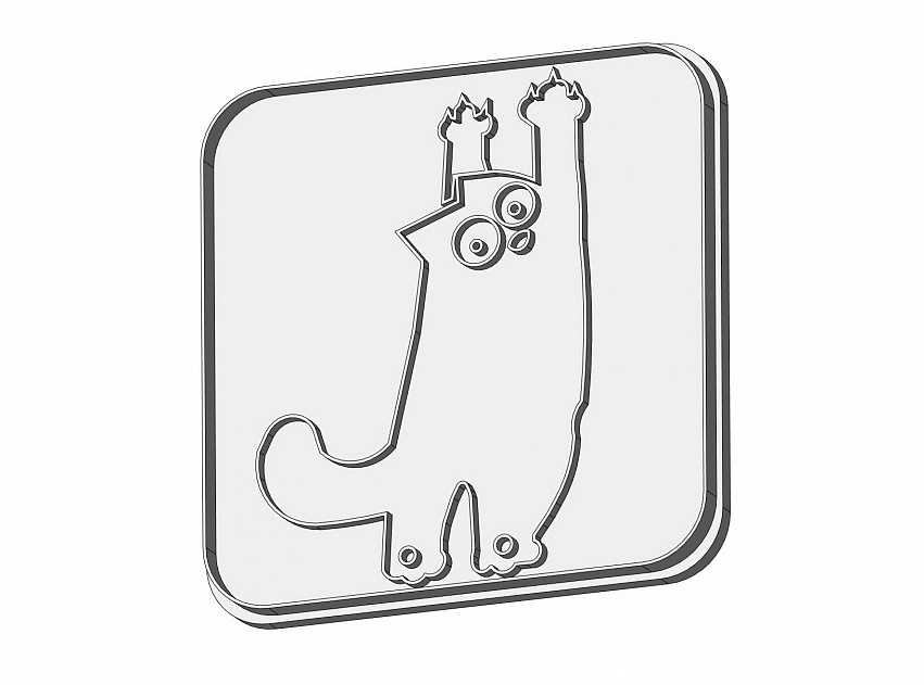 Kurabiye kesici kedi Simon (Plastik Aparattır!!!) Kurabiye kesici kedi Simon (Plastik Aparattır!!!)