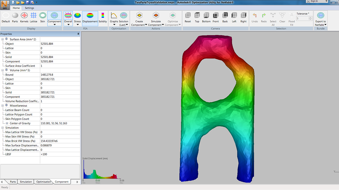 Stress max. Autodesk Netfabb. Слайсер Netfabb. Топологическая оптимизация. Autodesk Netfabb Ultimate topology Optimization.