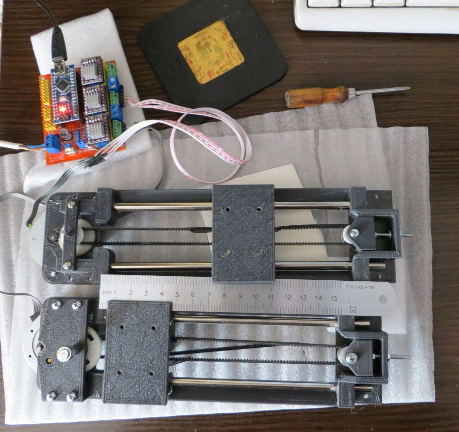 Лазерный гравер легко изготовить своими руками из DVD привода