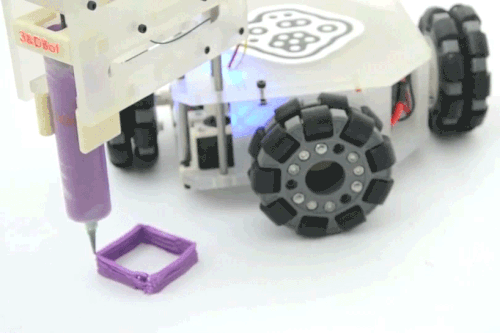 Для мобильного 3D-принтера 3&Dbot нет преград в работе